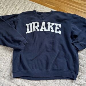 Drake Navy Crewneck